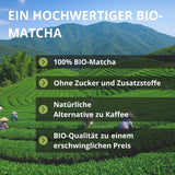 | Matcha organický prášek 100 g | Zelený čaj Matcha Powder Slavnostní stupeň | 100% přírodní a prémiová kvalita | Detoxikační čaj | Kompatibilní se sadou Matcha, stopkou, miskou a sklenicí.