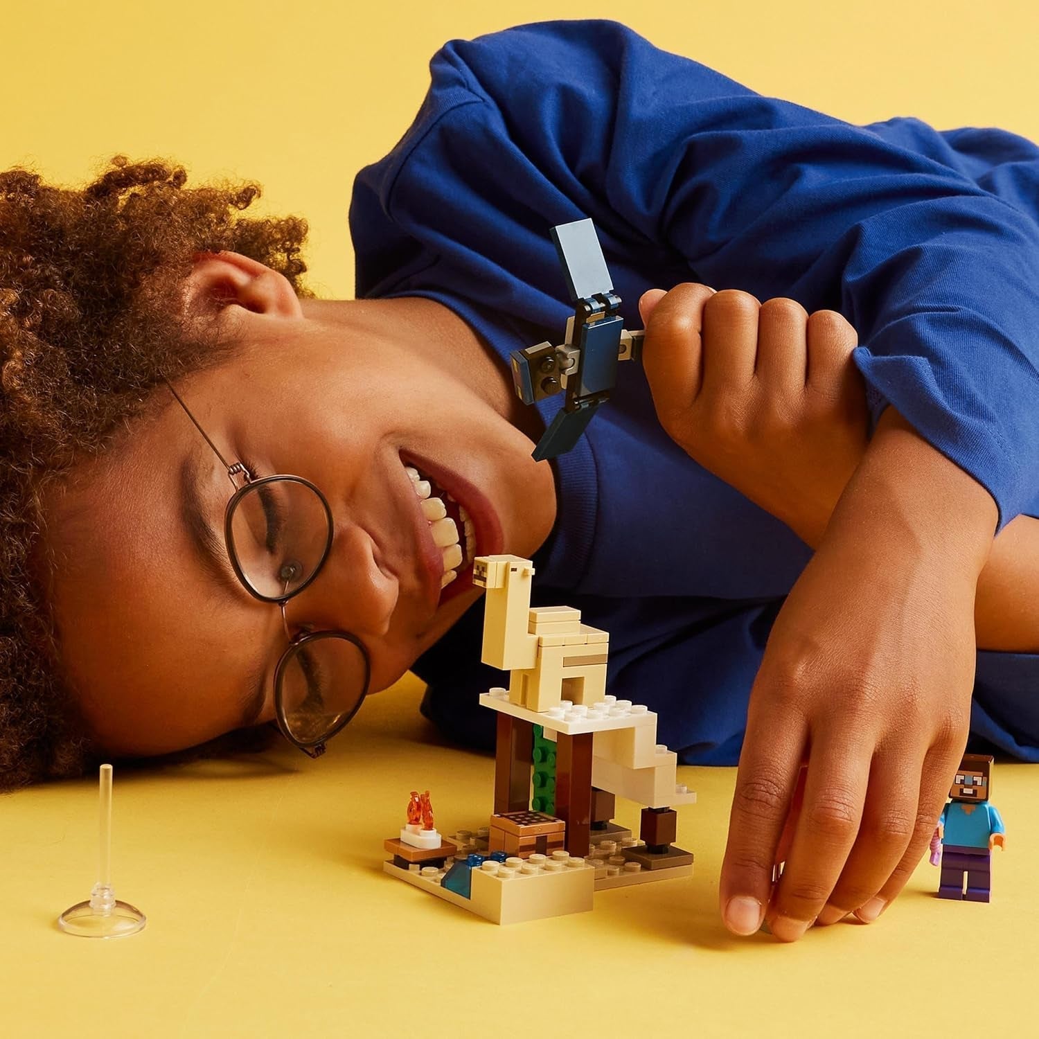 LEGO Minecraft Steve's Desert Expedition, sada videoher pro chlapce a dívky, biom se Stevem, domeček, figurky a hračka Camel, dárek pro hráče pro děti od 6 let 21251 Stavebnice Besuche den LEGO-Store