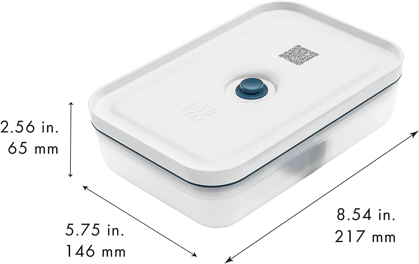 Sada vakuových obědových boxů Zwilling Fresh & Save / lednice, 3 ks, plast, poloprůhledné, úložné boxy La Mer Food Naty Shop