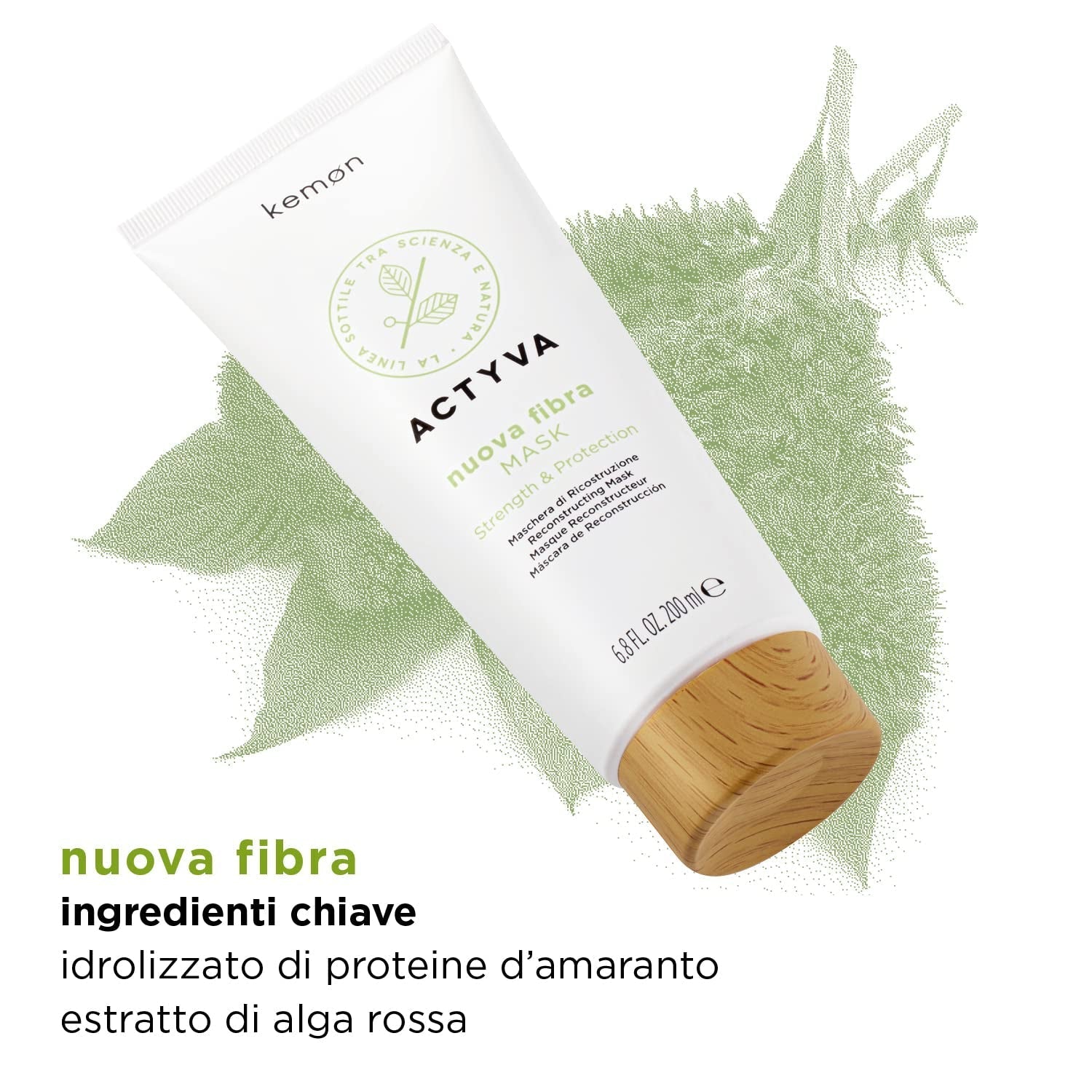 KEMON Actyva Nuova Fibra Mask 200 ml Maska na vlasy Naty Shop