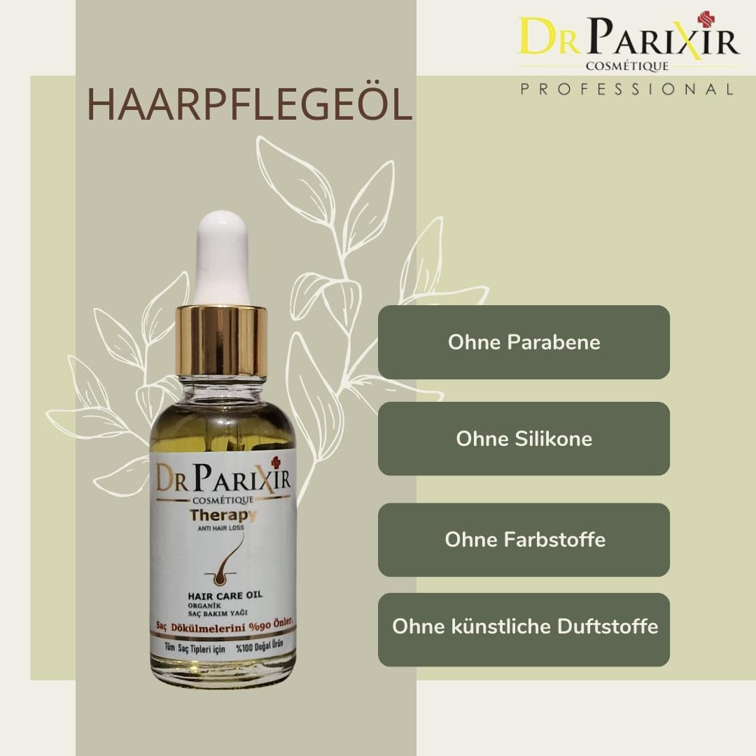 Dr Parixir Anti-Hair Loss Serum - účinný roztok s olivovým olejem a rozmarýnem, 30ml | Snižuje vypadávání vlasů a posiluje vlasové kořínky Naty Shop Hair Care