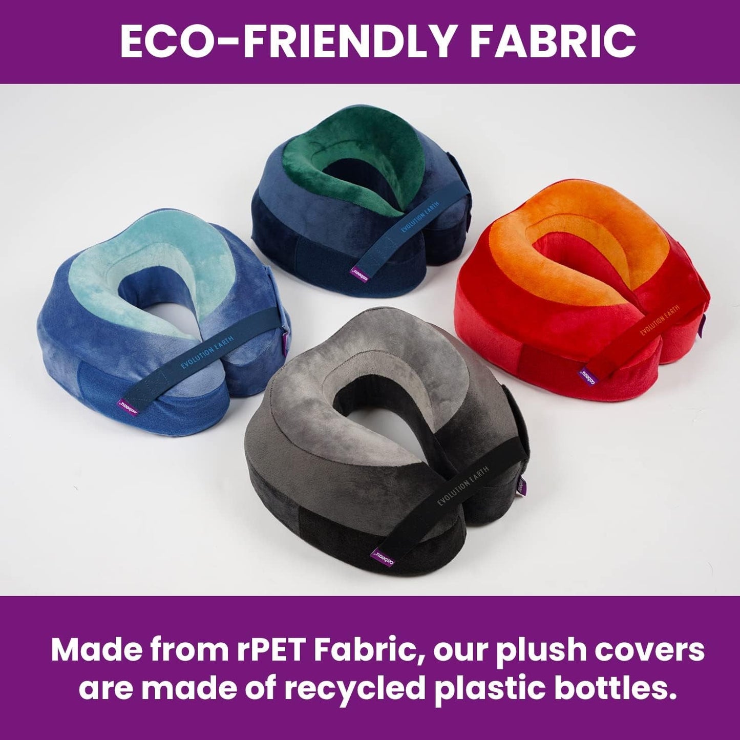 Cabeau Evolution Earth - Polštář na krk 25 cm Cestovní polštáře Naty Shop