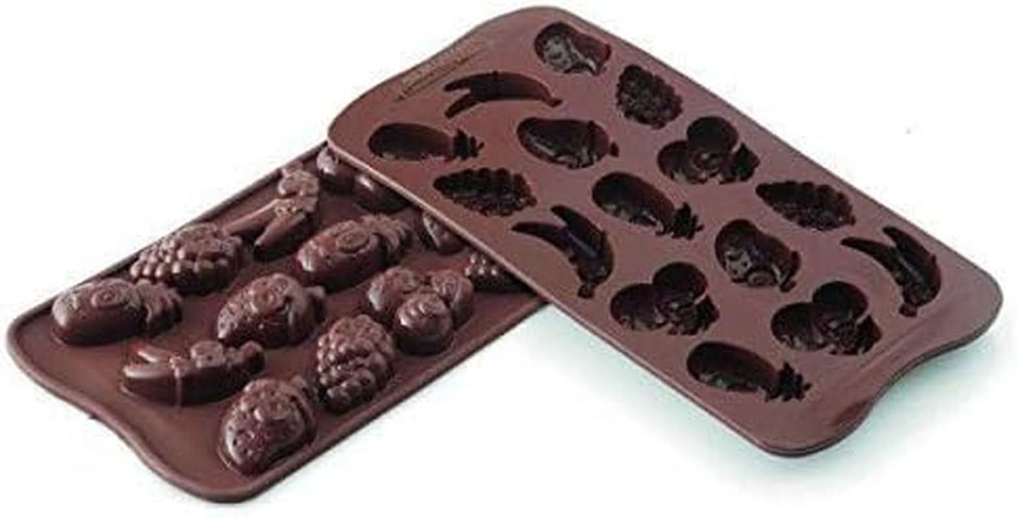 Silikonová forma Pralinka Silikomart Fruits 3,2 x 3,2 x V 1,5 cm, 10 ml, 15 dutin (SCG32) Kitchen Naty Shop