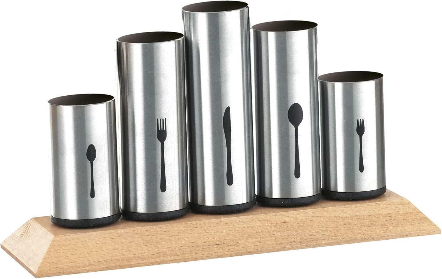 Nerezový držák na příbory, 1 ks, stříbrná Naty Shop Kitchen A 1 kus