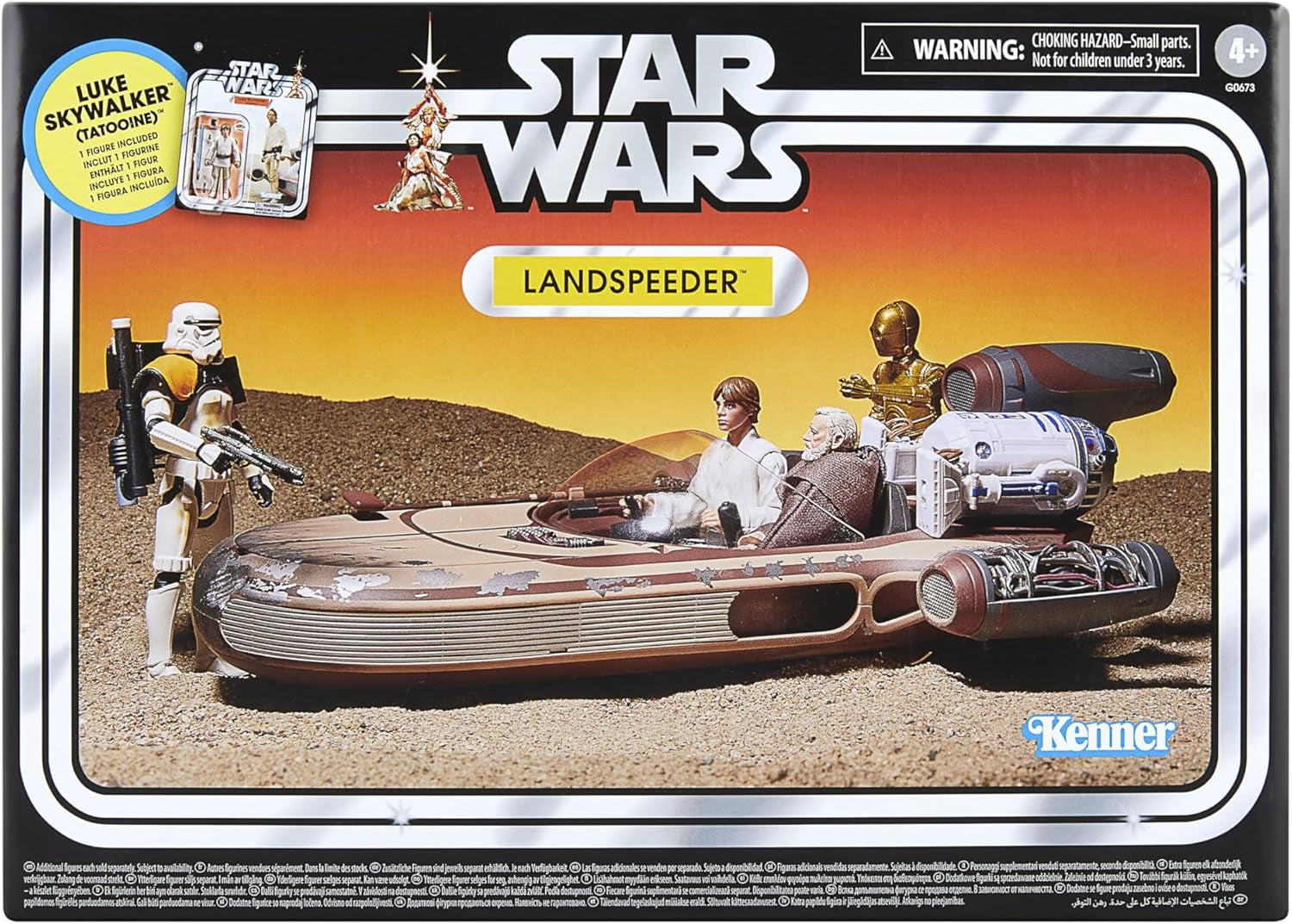 Star Wars Vintage kolekce Landspeeder a Luke Skywalker, Star Wars: Akční figurka a vozidlo Nová naděje, 9,5 cm Akční figurky Naty Shop Výchozí název