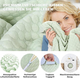 DĚTI Polštář s nastavitelným klínem, polštář na čtení z pěny s vysokou hustotou do postele a na pohovku, Ergonomický polštář na hlavu s klínovým podhlavníkem pro spánkovou apnoe, polštář na nohy/záda na hraní a čtení (zelený)