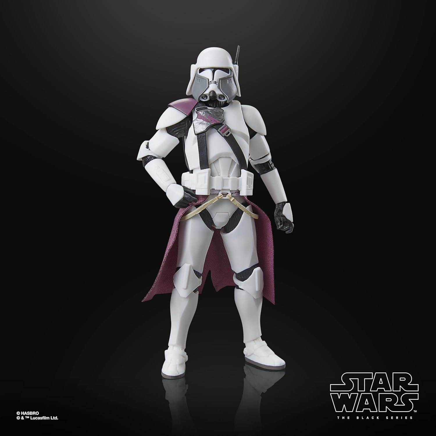 Velitel klonů černé série Star Wars Bacara, Star Wars: Ahsoka prémiová sběratelská figurka (15 cm) Akční figurky Naty Shop
