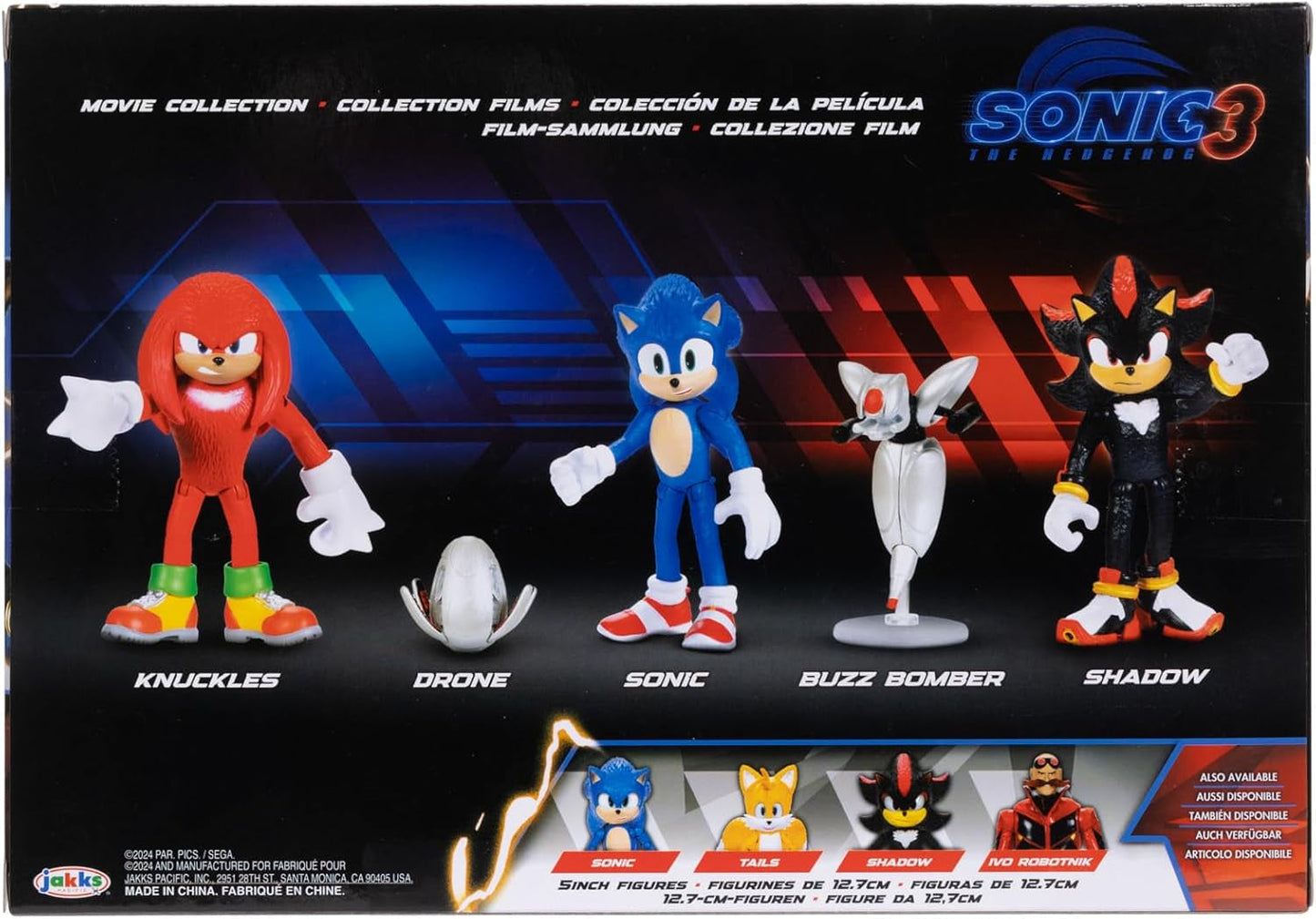 Sonic 3 Movie 6 cm akční figurky Multipack Akční figurky Naty Shop