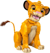 Lego Ç€ Disney Simba, mladý lví král, stavebnice do sbírky s kreativními figurkami zvířat, relaxační aktivita pro dospělé, tip na dárek pro ženy 43247 Stavebnice Besuche den LEGO-Store