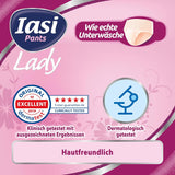 LADY Pants 48 Jednorázové kalhotky pro inkontinenci moči Absorpční Plus velikost S pro ženy 48 ks