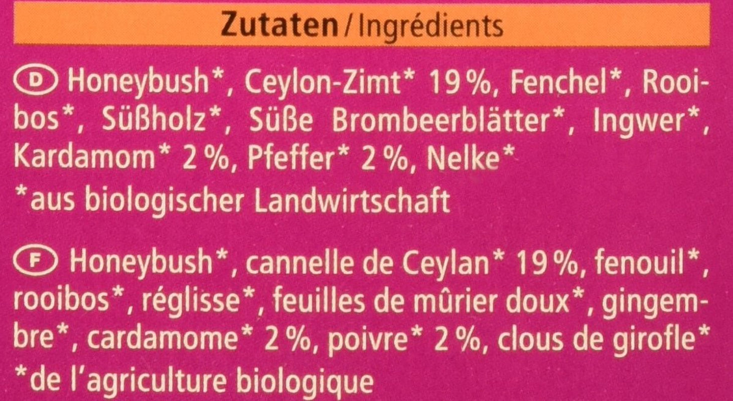 Sweet Chai Bio čaj, 20 čajových sáčků, 40 g (balení po 3)