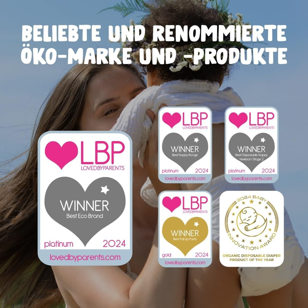 Eco plenky Eco by Naty Baby Eco plenky - prémiové organické plenky, ekologické, vyrobené z rostlinných materiálů, ideální pro citlivou dětskou pokožku (velikost 5 - 80 kusů)