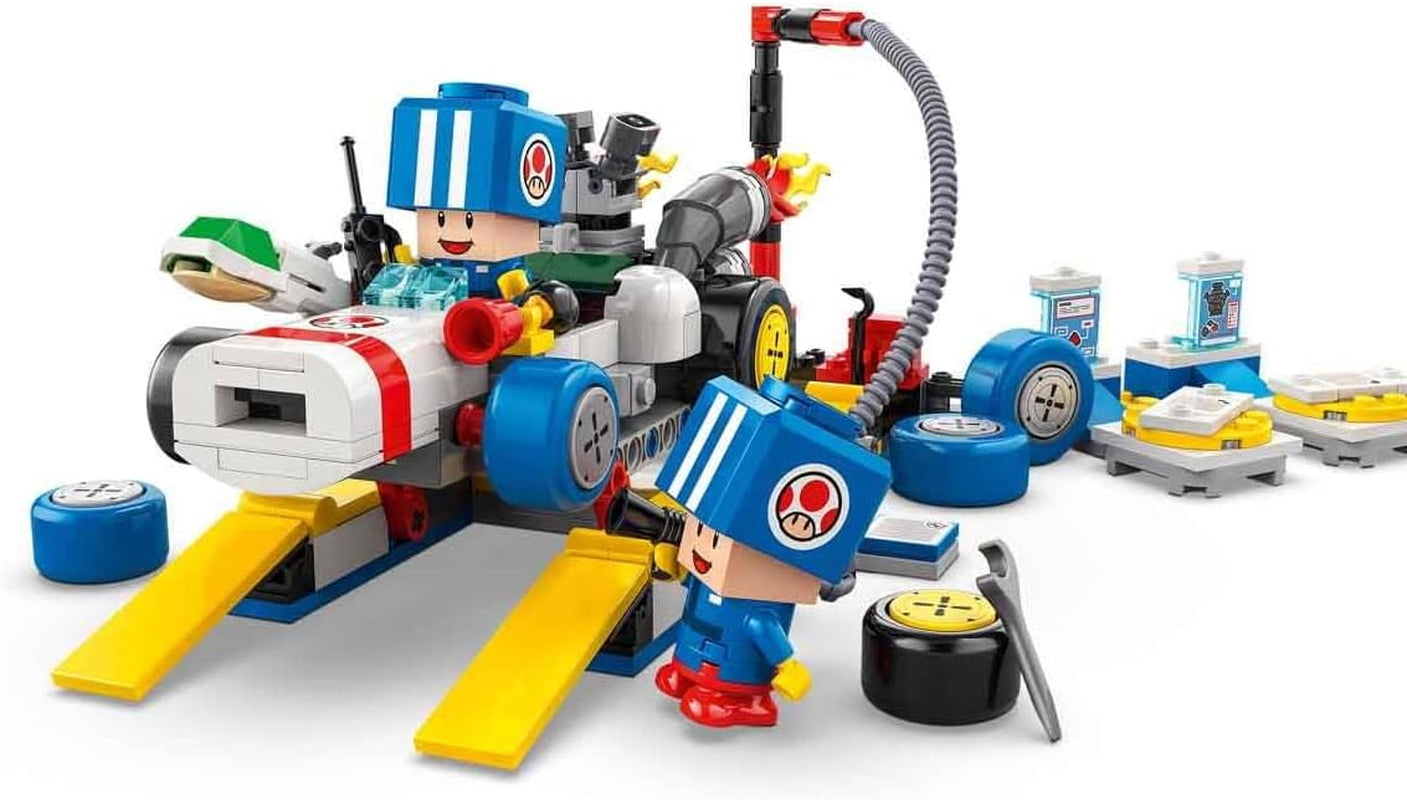 LEGO Super Mario: Mario Kart - Toad's Workshop, postavička Nintendo, přizpůsobitelná hračka, sada dobrodružství, dárek pro chlapce, dívky a hráče od 8 let 72035 Stavebnice Besuche den LEGO-Store