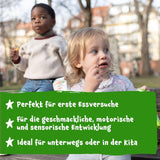 Dětské vícezrnné kroužky mrkve a manga dýně BIO (balení 8 ks) Dětské přesnídávky bez aditiv od 12 měsíců – bez alergenů² a bezlepkové³ dětské křupavé přesnídávky (8 x 20 g)