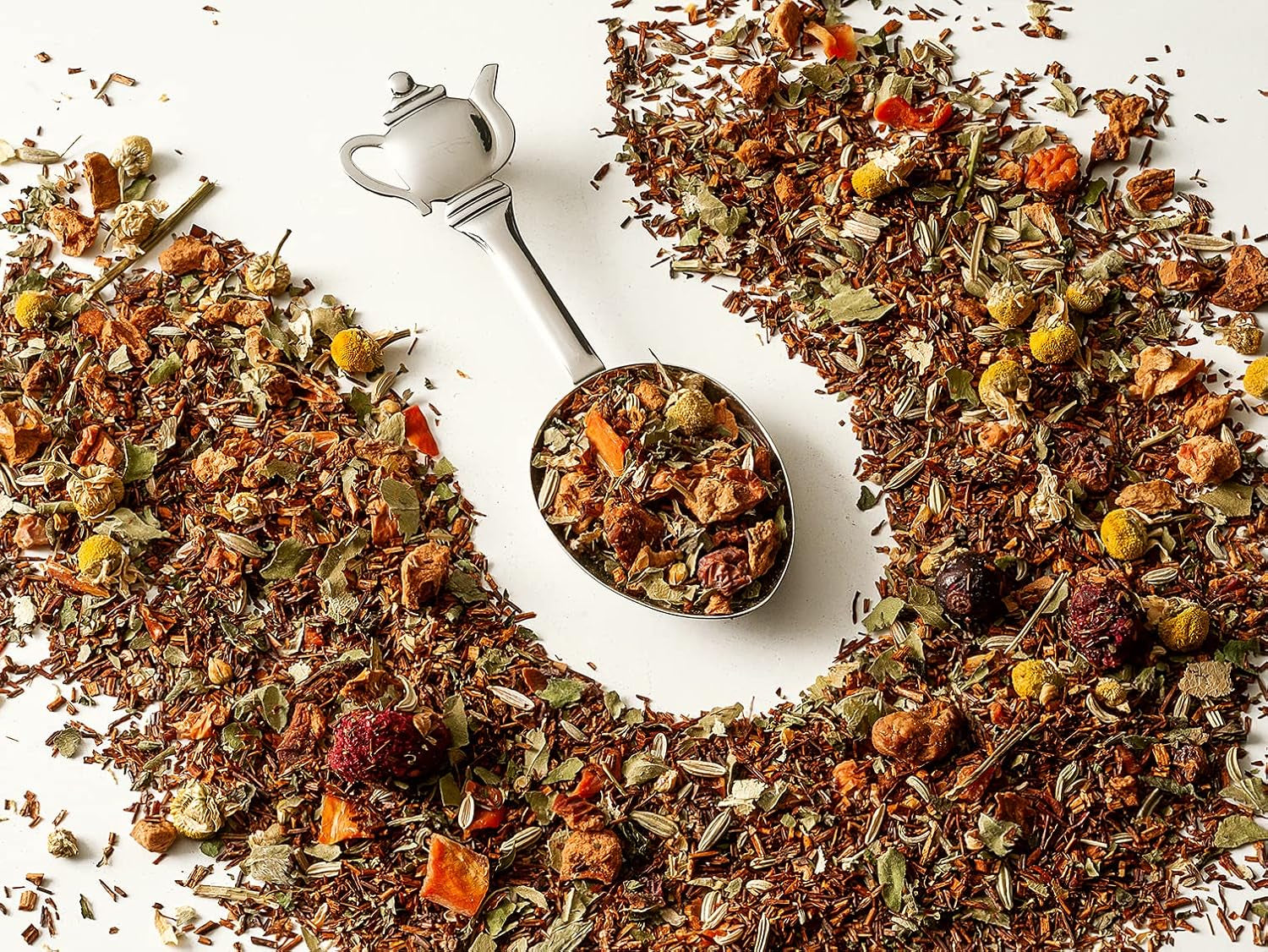 VITSTORM® BIO TEE Mom & Kids - Čaj pro ženy a kojící ženy - Rooibos, jablko, fenykl, meduňka, alchemilka, jahoda - Relaxační čaj - Ovocný a lahodný - Bez kofeinu - Bylinný čaj 100 g