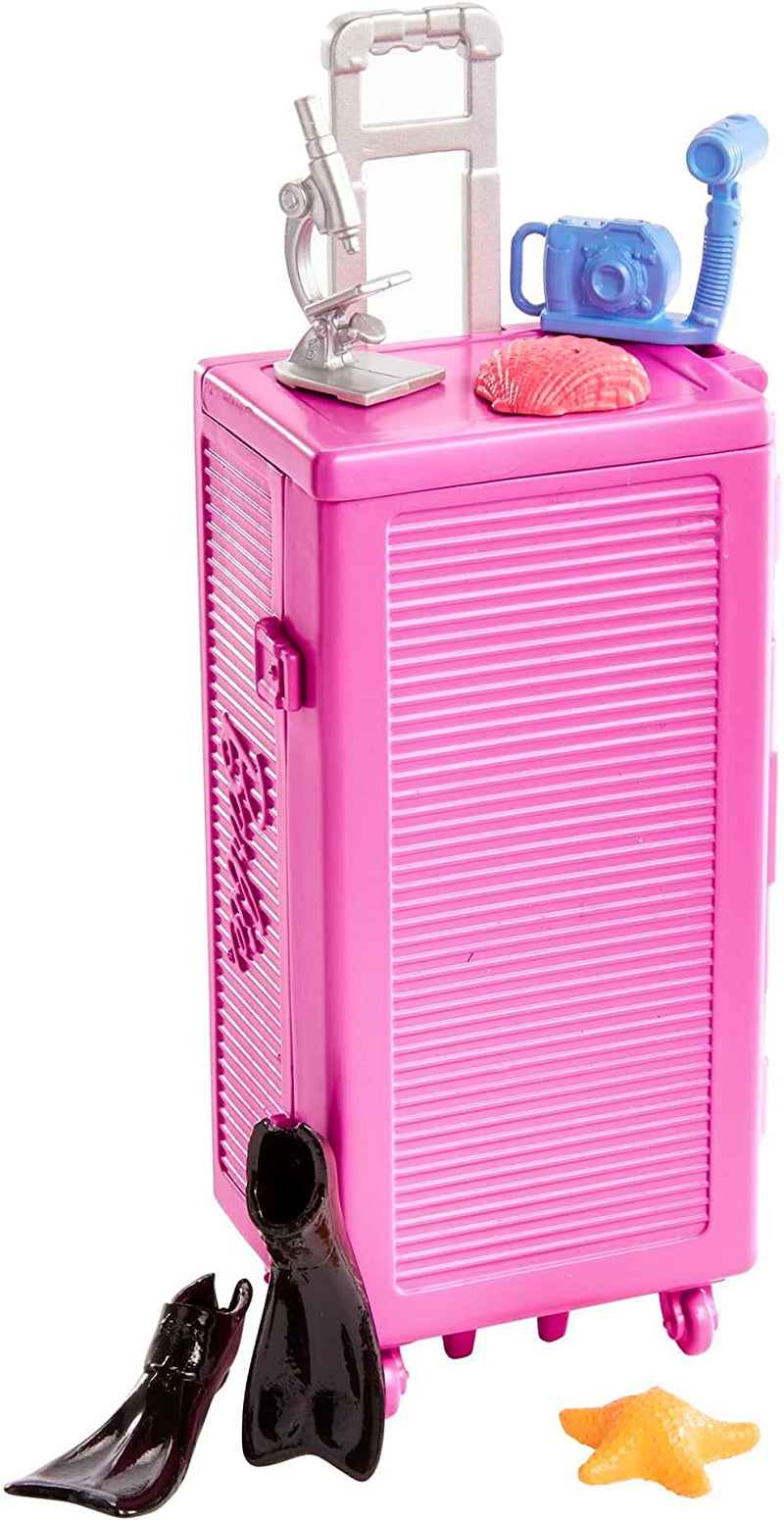 Série Barbie You Can Be Anything, Mořská bioložka, 1x panenka s blond vlasy, plavky, delfín, doplňky, dárek pro děti, hračka od 3 let, HMH26