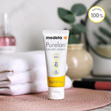 Medela Purelan 37G Lanolin Nipple Cream - krém na bolavé bradavky a suchou pokožku, 100% přírodní, hypoalergenní Příslušenství Potraviny a kojení Bebe Naty Shop