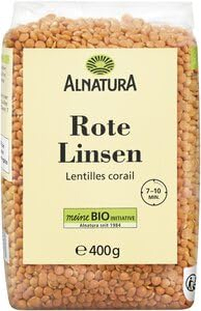 BIO červená čočka, 400 g