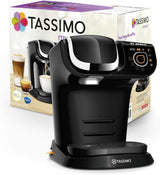 Espresso kávovar Tassimo My Way se 2 kapslemi TAS6502 s vodním filtrem, 70+ nápojů, přizpůsobení nápojů, rozmanitost kávy, snadné vaření, 1500 W, černá