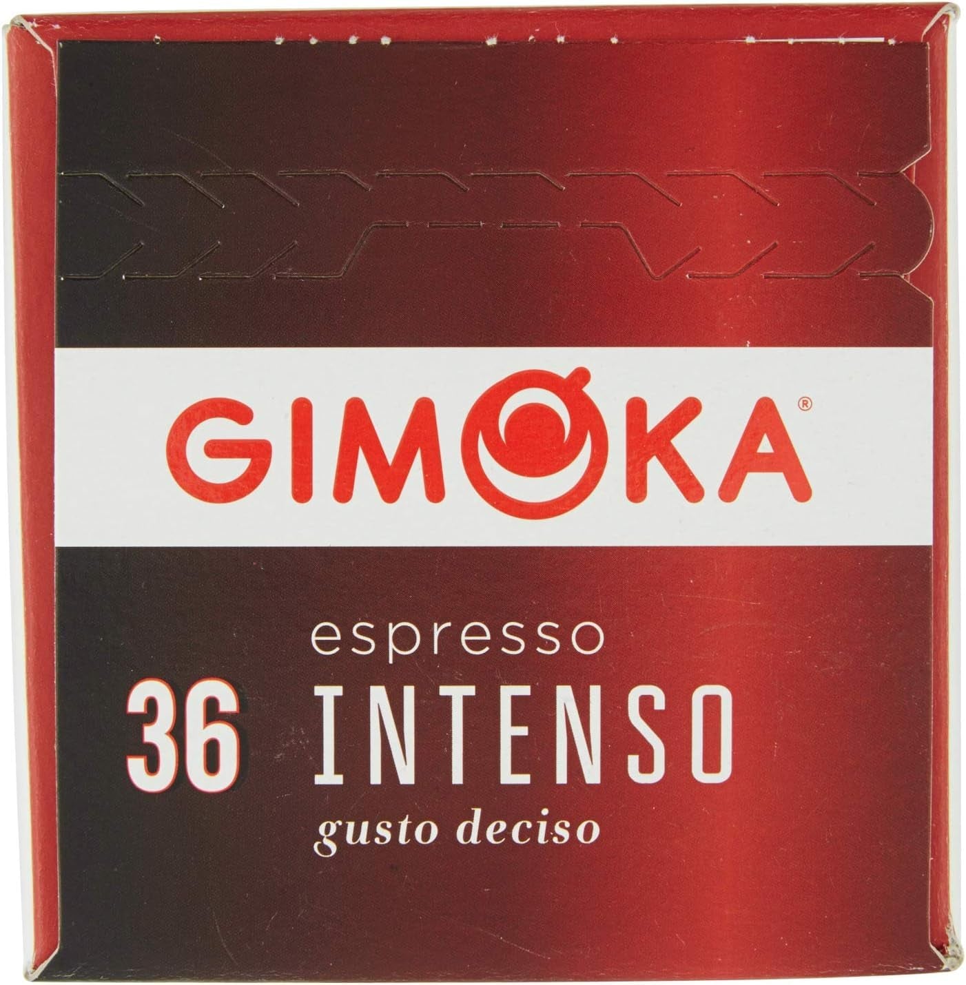 Gimoka Kaffeekapseln Espresso Intenso Kaffeemischung, Intensität 12-144 Kapseln Compatibel mit Lavazza* A Modo Mio* Haushalts-Espressomaschinen, 144 Stück (4 x 36 Getränke) Hergestellt v Itálii