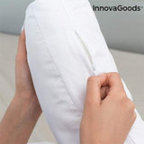Innovagoods Ergonomický polštář ve tvaru U pro boční spáče, ideální pro těhotenství, podporuje klidné dýchání, omezuje chrápání, bavlna a polyester, bílý, 39 x 57 x 14 cm krční ortopedické polštáře Naty Shop
