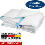 Přikrývka Genius Eazzzy Climate Comfort 155 X 220 cm, neprodyšná, lehká přikrývka pro všechna roční období, prodyšná přikrývka, příjemná teplota pro spánek, přikrývka pro všechna roční období Přikrývky a přikrývky Naty Shop