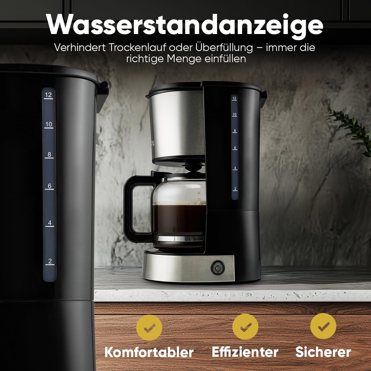 Kávovar na espresso s filtrem Bomann® | na 12-14 šálků | Kávovar na espresso s filtrem | Pouzdro z nerezové oceli | Proti kapání | Espresso | Kávovar na espresso s filtrem | 800W | KA 6071 CB