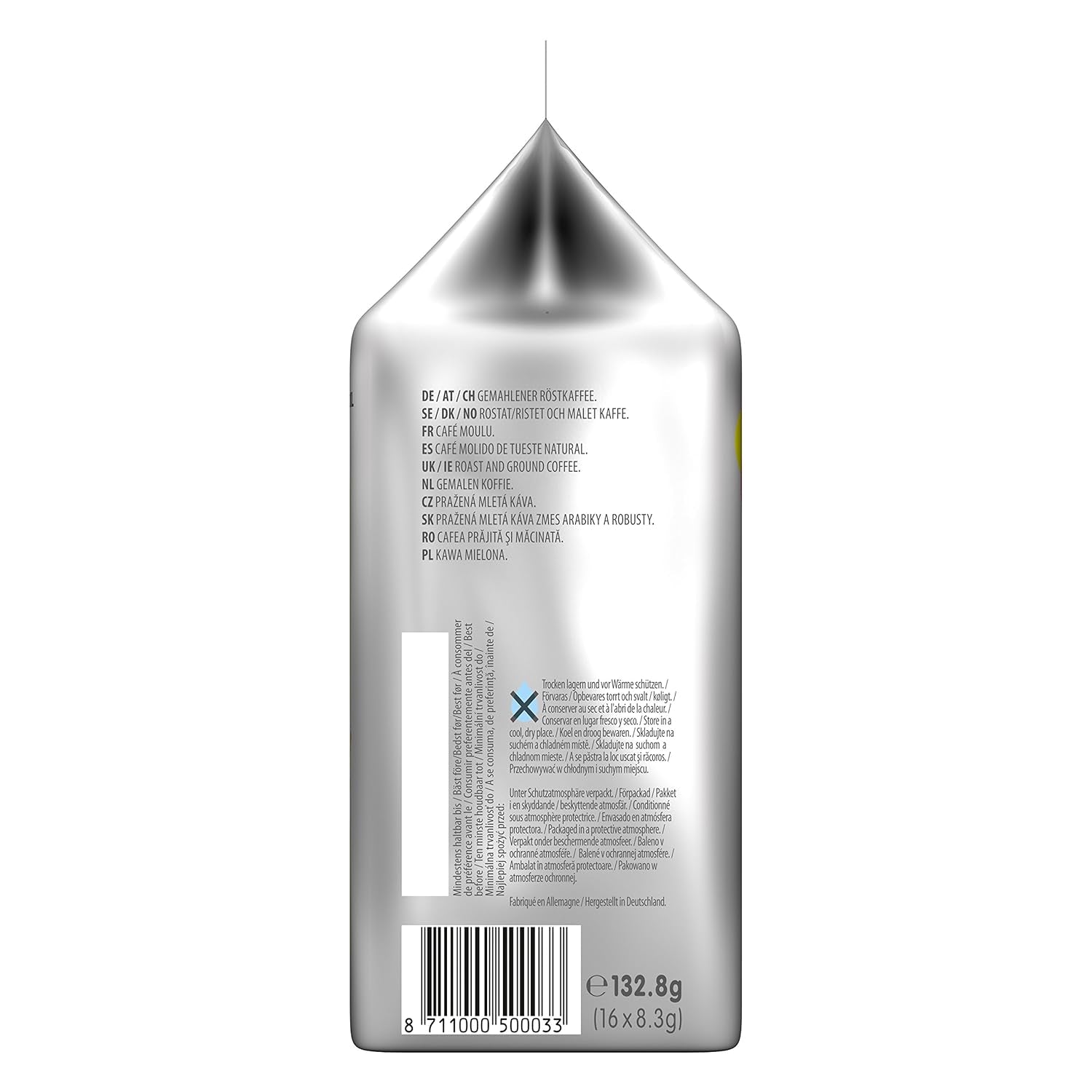 Tassimo Kapseln Jacobs Caffè Crema Classico XL, 5 x 16 polštářků, 80 kávových kapslí