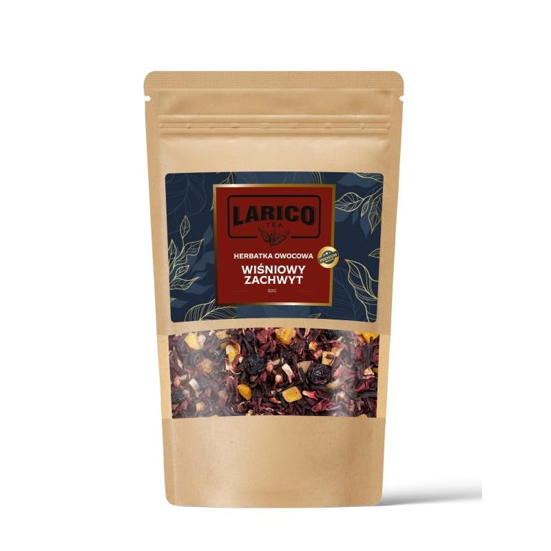 Larico Tea Přírodní ovocný čaj Früchtchen Mix Lesní jahody Euphorie 50 g/Sypaný čaj nejvyšší kvality/Přírodní sypaný čaj