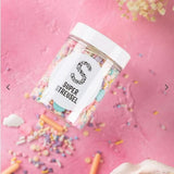 Super Streusel Carusel Pastel, sypání v pastelových barvách, 90 gramů Sprinkles Naty Shop