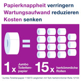 Toaletní papír Tork Jumbo White T1, Advanced, 2 vrstvy, 6 × 380 M, 472118