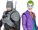 DC Batman Adventures Sada akční figurky Batman vs the Joker, 30 cm – 2 plně pohyblivé figurky s 12 ozubenými koly pro vzrušující hraní rolí, hračka pro 4+ děti Akční figurky Naty Shop