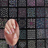 3D Nálepka na nehty 30 Blatt Nálepka na nehty Selbtklebend Blumen Blumenherzform Nálepka na nehty Nageldesign Nageldesign Zubehör Nagelaufkleber Für DIY Dekorationen, Maniküre, Handyhüllen