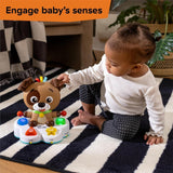 Hudební výuková hračka Baby Einstein, Drum & Learn Dean – multisenzorická hračka pro miminko, 2 herní režimy, barvy, tvary a nástroje, 50+ zvuků, od 6 měsíců Hračky pro miminka Naty Shop