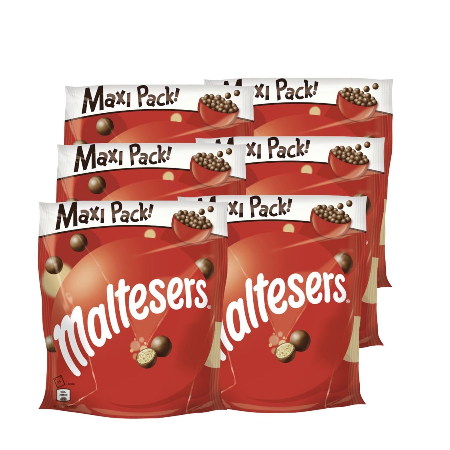 Maltezery, čokoládové kuličky s křupavým a světlým středem, vzdušná, čokoládová přesnídávka, 1 balení (1 x 300g)