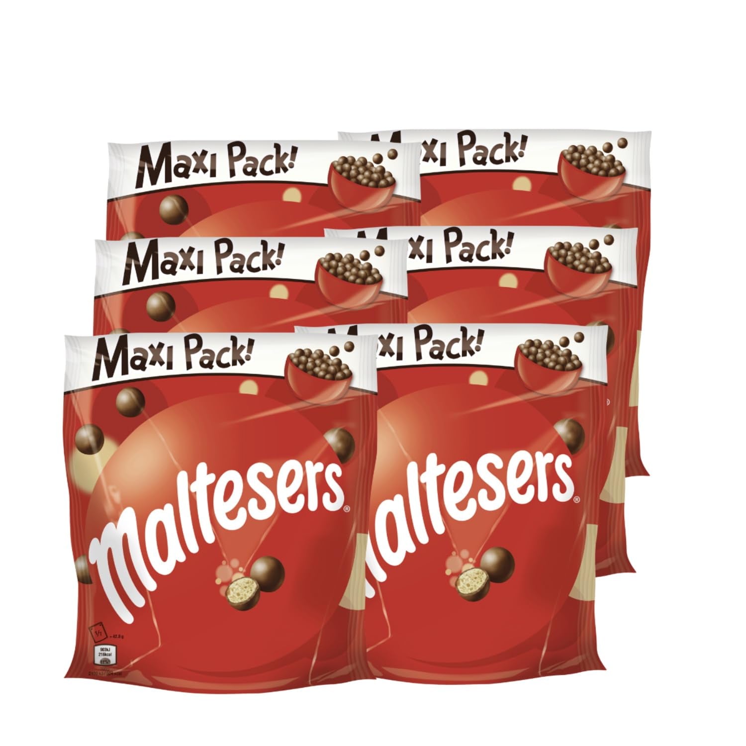 Maltezery, čokoládové kuličky s křupavým a světlým středem, vzdušná, čokoládová přesnídávka, 1 balení (1 x 300g)