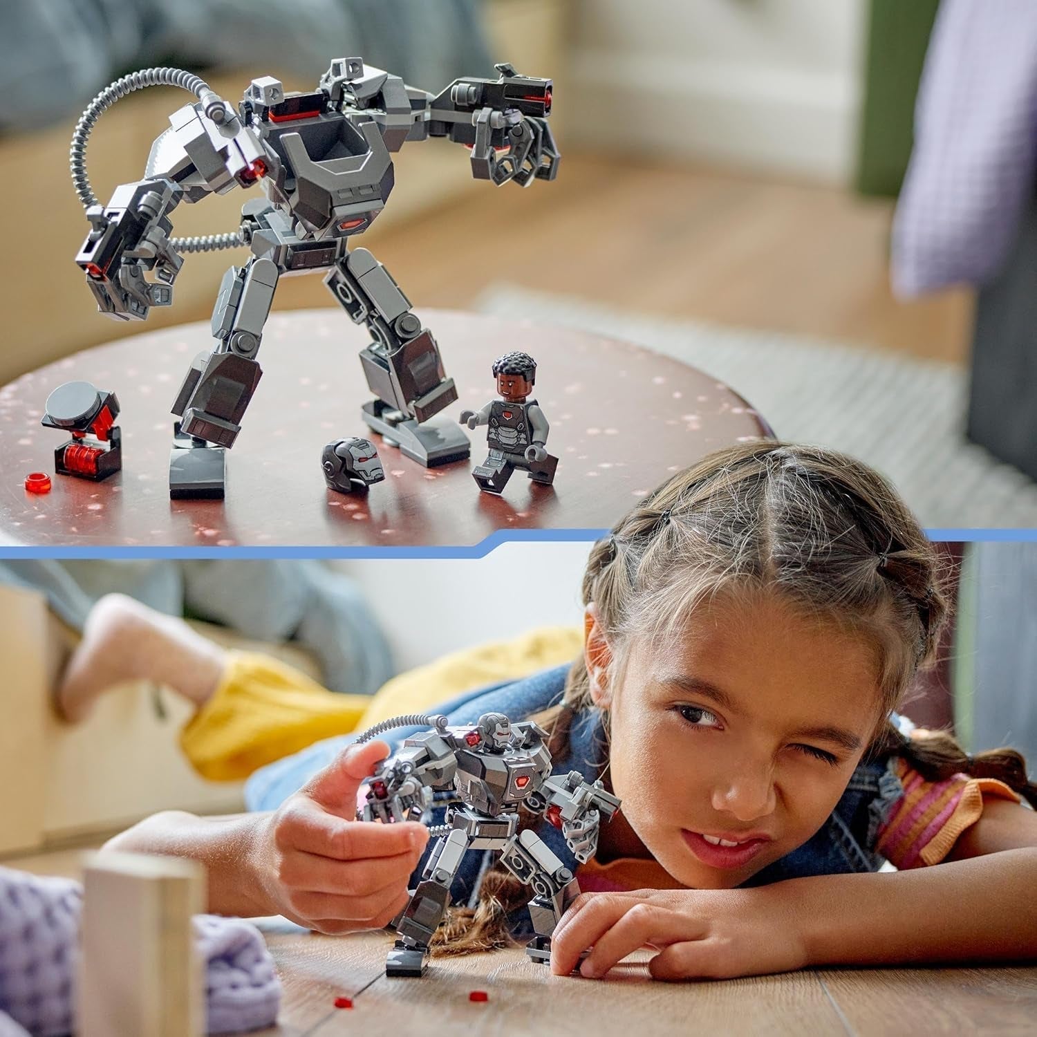 LEGO Marvel War Machine Mech 3 střílečka Superhrdina sestavitelná hračka pro děti MCU Legendární akční figurka dárek pro 6leté chlapce a dívky 76277 Stavebnice Beuche den LEGO-Store