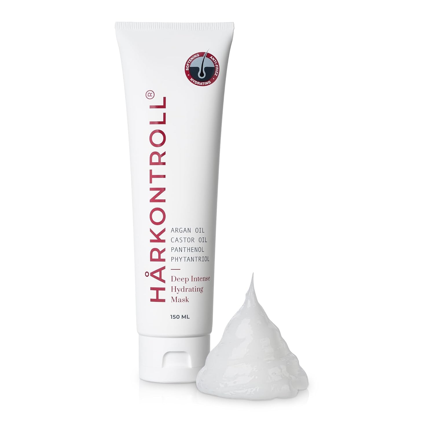 Harkontroll Deep Intense Hydrating Mask, intenzivní hydratační maska na vlasy, 150 ml Maska na vlasy Naty Shop
