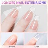 Makartt Poly Gel na prodlužování nehtů - 50 ML Extension Builder Akryl Poly Nägel Aufbaugel Extender Gel Für Gelnägel Für Nagelverlängerung, Nagelstärkung, Nail Art Dekoration (Transparent)