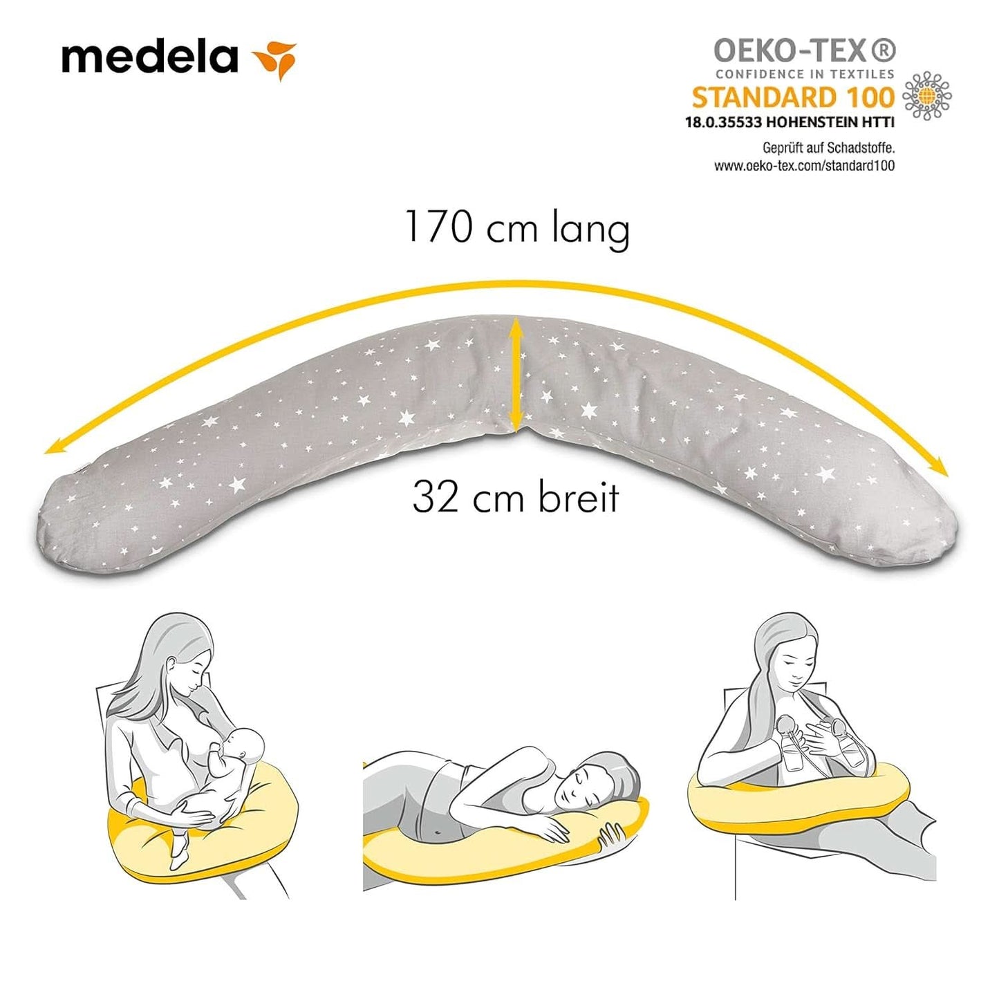 Medela těhotenský a kojící polštář - plněný Eps mikroperličkami Příslušenství Jídlo a kojení Bebe Naty Shop