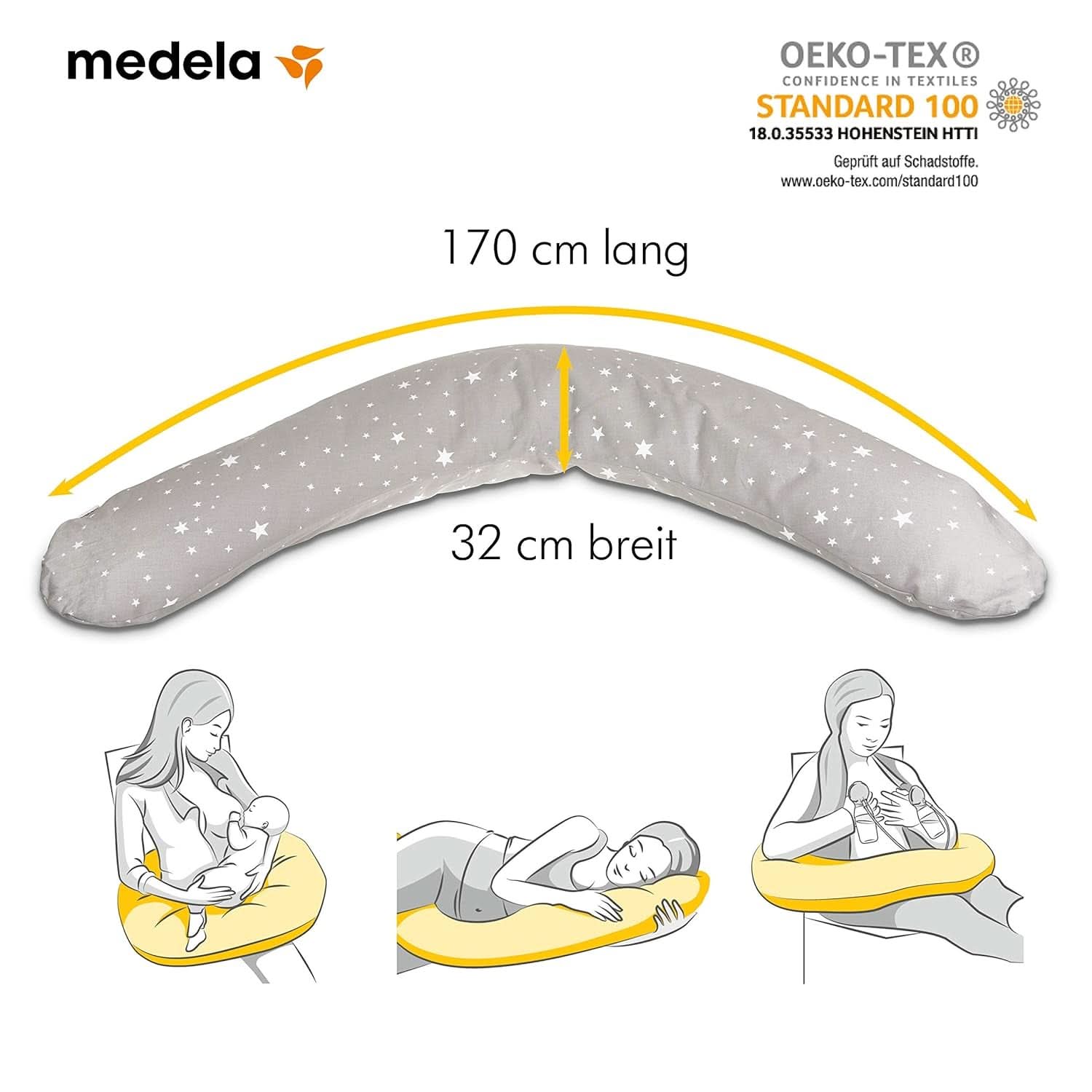 Medela těhotenský a kojící polštář - plněný Eps mikroperličkami Příslušenství Jídlo a kojení Bebe Naty Shop