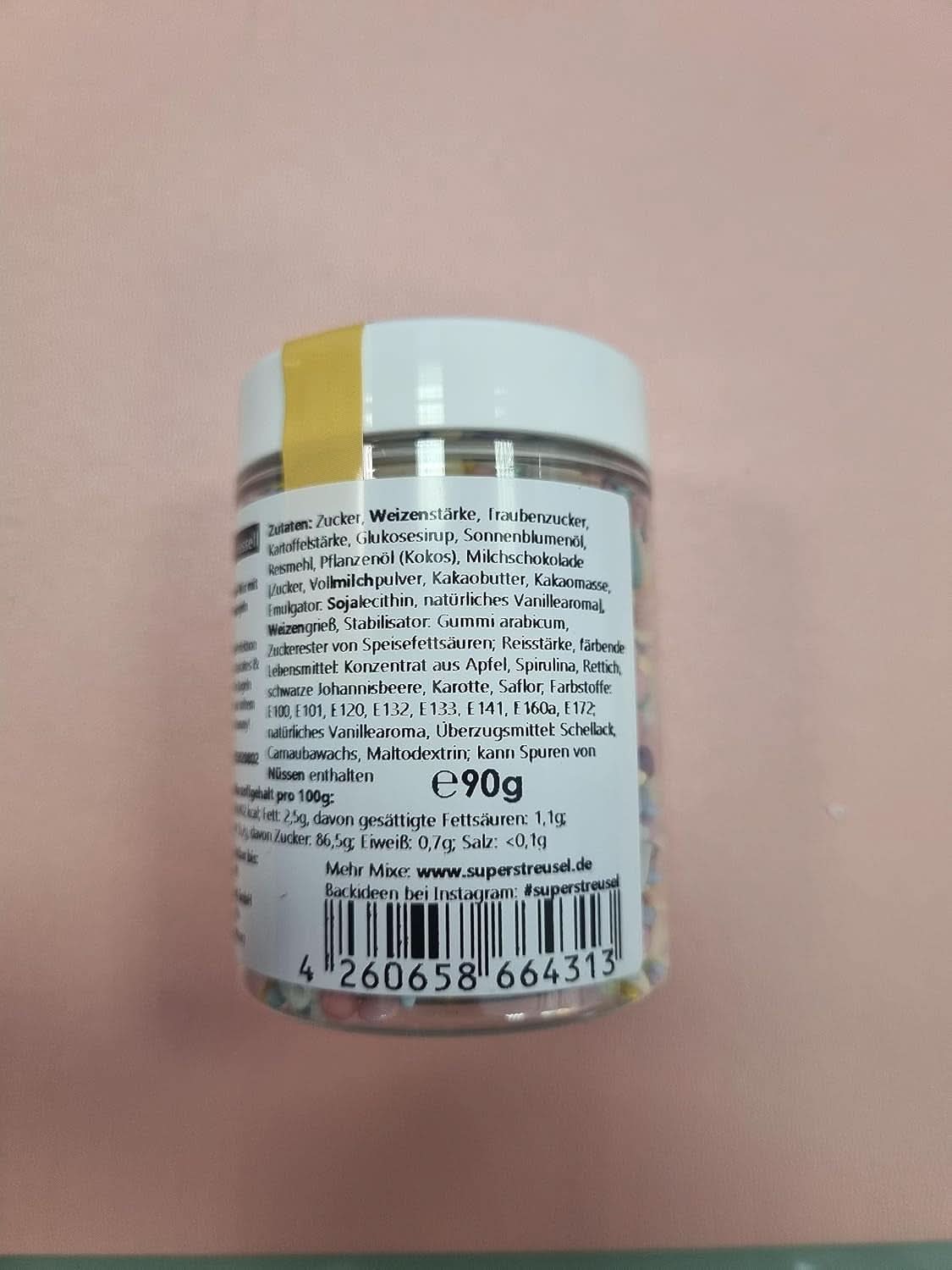 Super Streusel Carusel Pastel, sypání v pastelových barvách, 90 gramů Sprinkles Naty Shop