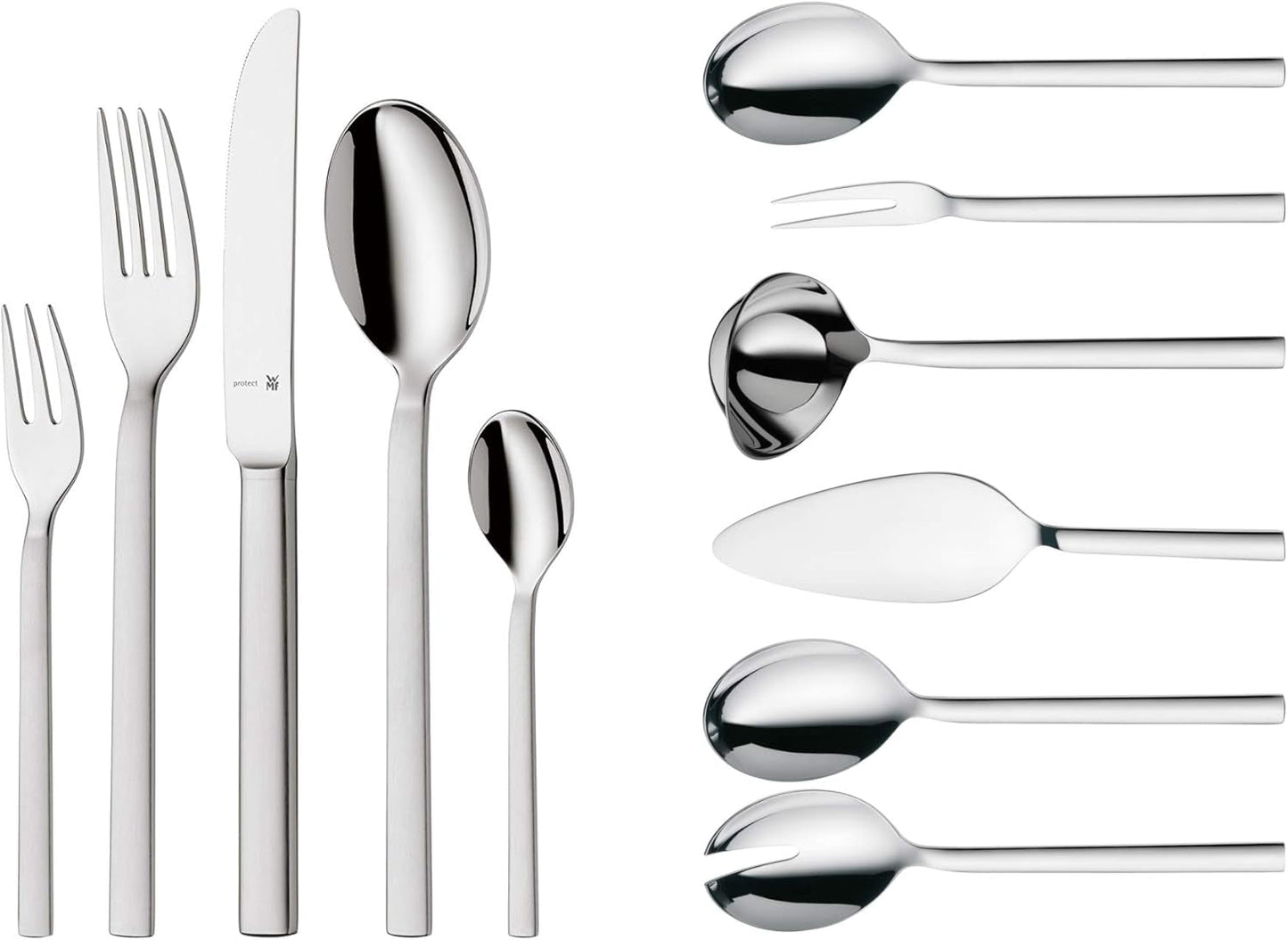 WMF Lyric plus sada nerezových příborů pro 6 osob, 30 nebo 66 kusů Kitchen Naty Shop 66-Teilig