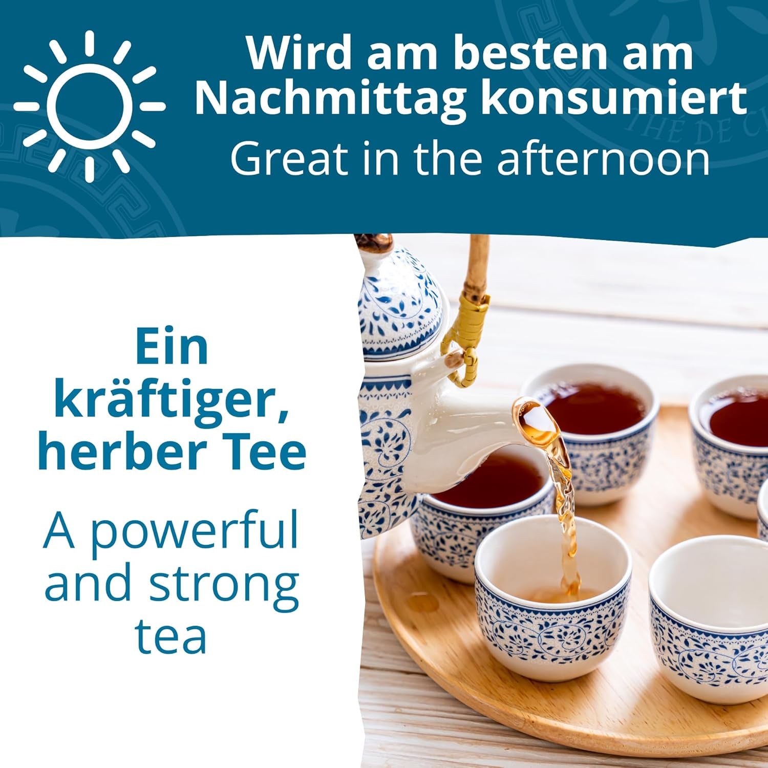 Khla - Bio Oolong Tea 100 G - Modrý čaj - Přírodní sypaný čaj - Organický asijský čaj - Sypaný a řezaný - Bylinný a louhovaný čaj - Z Číny