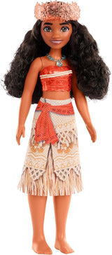 Mattel DISNEY Moana - Kloubová módní panenka s třpytivým outfitem, odnímatelnou čelenkou a náhrdelníkem, pro děti od 3 let, HPG68