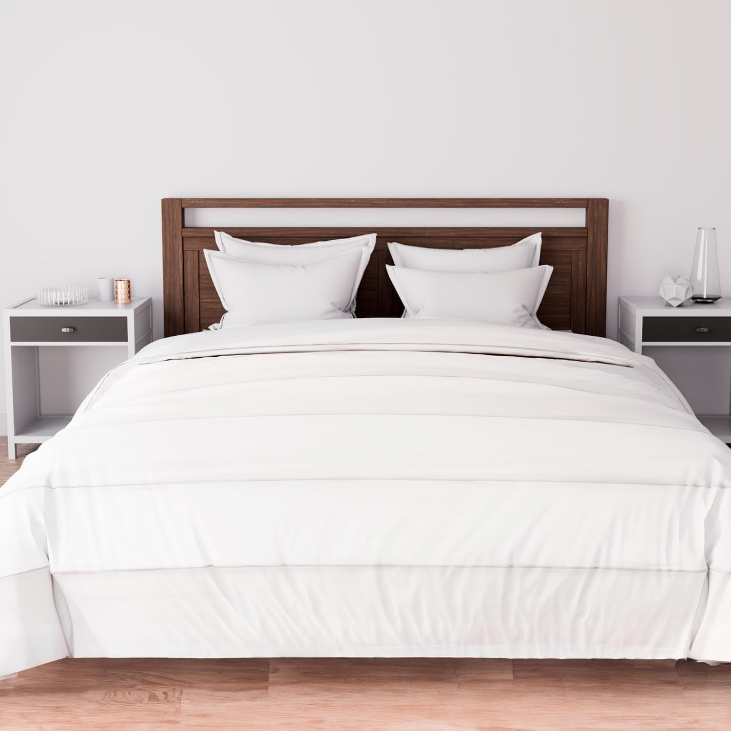 Soleil D'Ocre Bílá přikrývka 240X260 Cm měkká Přikrývky a přikrývky Naty Shop Výchozí název