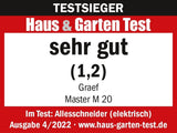GRAEF Master M20EU Multi Slicer z nerezové oceli, stříbrné Shredders and Slicers Naty Shop