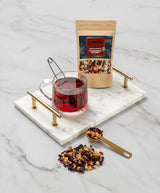 Larico Tea Přírodní ovocný čaj Früchtchen Mix Lesní jahody Euphorie 50 g/Sypaný čaj nejvyšší kvality/Přírodní sypaný čaj
