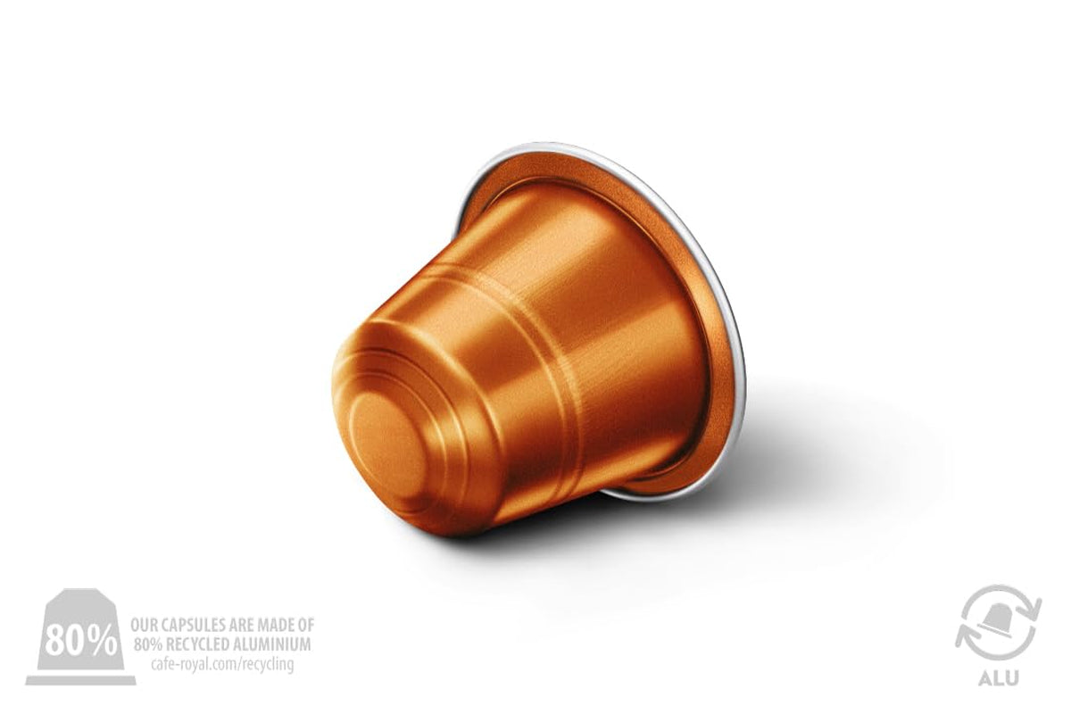 Café Royal Espresso Forte – kávové kapsle kompatibilní s Nespresso®, 100% Arabica, plná, středně pražená, intenzita 9/12, 36 kapslí