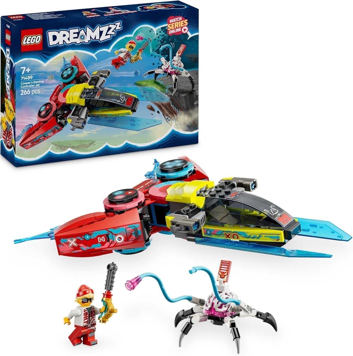 LEGO Dreamzzz Coopers Létající videoherní ovladač Fantastická hračka Pavouk 2 v 1 Sada videoher Dárek pro dívky a chlapce 7 let 71489 Stavebnice Besuche den LEGO-Store Výchozí název